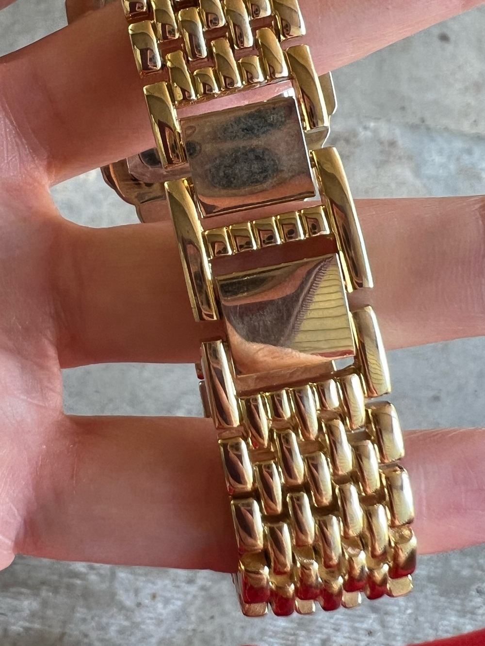 Y2K Gold Crystal-Accent Women's Watch Bracelet Zebra - Picture 2 of 5